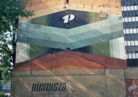 Mural Zakładów Przemysłu Jedwabniczego "Pierwsza" w Łodzi