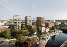 Nowy Port w Bydgoszczy. Projekt: BBGK Architekci