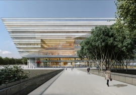 Zwycięski projekt biblioteki w Szanghaju, projekt: Schmidt Hammer Lassen Architects