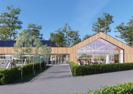 "Lubaszka" - dom weselno-eventowy w Woli Chorzelowskiej pod Mielcem. Proj. MEEKO Architekci