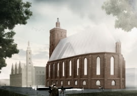 Wizualizacja fary w Gubinie