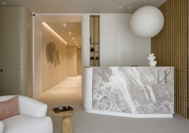 Klinika urody Holly Cliniq - wnętrza projektu MUM Studio