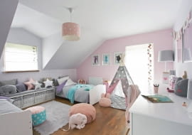 08.09.2015 Laki kolo Radzymina . Wnetrza , temat metamorfozy , pokoj dzieciecy , sesja dla : Cztery Katy , projekt i stylizacja Joanna Wardynska . Fot. Michal Mutor SLOWA KLUCZOWE: WNETRZA DEKORACJE DZIECI