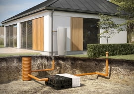 System rynnowy Kanion, łapacz deszczu, skrzynki rozsączające