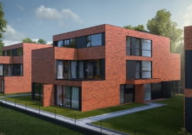 Projekt klinkierowych willi - Paweł Lis Architekci