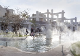 Tainan Spring w Tainan (Tajwan) - miejski plac zamiast centrum handlowego. Proj. MVRDV