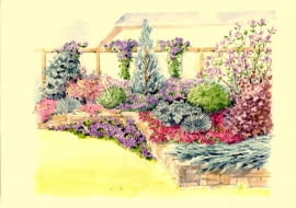 Rabata szaro- fioletowa