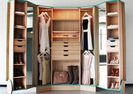 garderoba, małe mieszkanie, garderoba w małym mieszkaniu