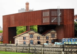 03.06.2014 Krakow . Nowa siedziba Cricoteki . Budowa Muzeum Tadeusza Kantora oraz siedziby Osrodka Dokumentacji Sztuki Tadeusza Kantora Cricoteka wspolfinansowany przez Unie Europejska . Fot. Mateusz Skwarczek / Agencja Gazeta