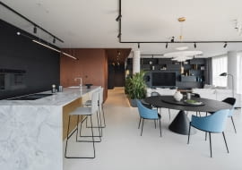 Apartament na warszawskim Powiślu projektu KANDO ARCHITECTS