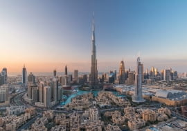 Burj Khalifa w Dubaju - najwyższy wieżowiec na świecie