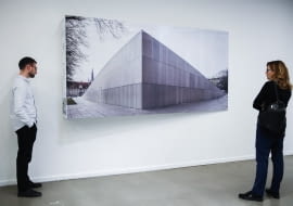 Wernisarz wystawy "Ruchome / Nieruchome" w Galerii Architektury GAGA w Krakowie