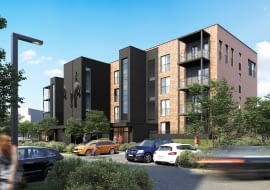 Osiedle Loft Rzeszów. Projekt: MWM Architekci.