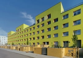 Blok przy Oleanderweg, Halle, proj. Stefan Forster