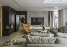 Barwy natury i przytulne wnętrza - aranżacja domu jednorodzinnego