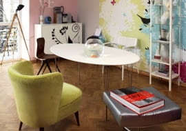 WNETRZA LACZENIE STYLOW POKOJ MEBLE