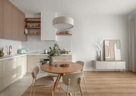 Mieszkanie pokazowe 7. Dzielnicy Olimpijskiej VFM Real Estate – projekt pracowni Decoroom