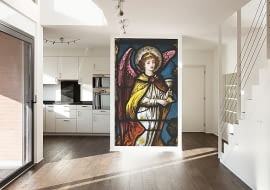 fotorapeta, witraż, sakralne motywy, design