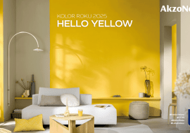 Kolor Roku 2025 AkzoNobel - Hello Yellow