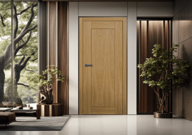 Warto zainwestować w drzwi dobrej jakości – odpłacą się solidnością na lata i niebanalnym designem, który nada sznyt wnętrzu.