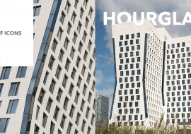 Hourglas w Amsterdamie. Proj. Dam & Partners Architecten