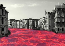 Jedna z prac prezentowanych na Biennale w Wenecji