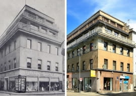 Dom Towarowy Fedora Karpego - w 1928 roku i w 2003 roku.