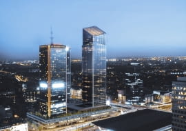 Lilium Tower w Warszawie. Proj. APA Wojciechowski