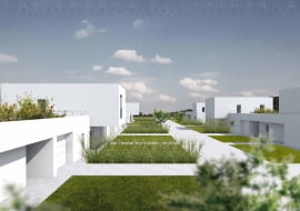 Niskoenergetyczne, zrównoważone osiedle mieszkaniowe jako modelowy system kształtowania terenów podmiejskich miasta Tarnowa. Proj. Kinga Wojtanowska