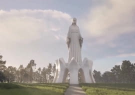 Tak będzie wyglądał pomnik Matki Boskiej w Konotopiu.