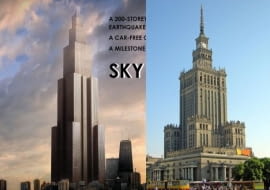Sky City One. Najwyższy wieżowiec świata powstanie w Chinach? [projekt]