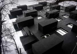 11.01.2018 Katowice . Budynek przy ul. Koszarowej . Fot. Grzegorz Celejewski / Agencja Gazeta SLOWA KLUCZOWE: Architektura