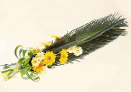 08.04.2006 DLA KWARTALNIK BUKIETY PALMY WIELKANOCNE WIELKANOC 2007 WYKONANIE: AGNIESZKA SOKOLOWSKA FLORYSTYKA KOMPOZYCJE FLORYSTYCZNE KOMPOZYCJA FLORYSTYCZNA BUKIET FOT. LUKASZ ZANDECKI / AGENCJA GAZETA