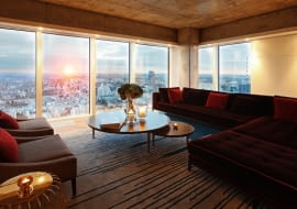 Złota 44 - projekt wnętrz apartamentów