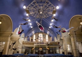 Quebeck, szkoła cyrkowa, kościół