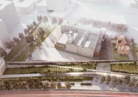 Koncepcja rozbudowy Muzeum Powstania Warszawskiego. Proj. Nizio Design International