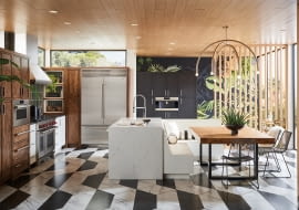 Mid-Century Botanical - trend w aranżacji kuchni