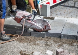 układanie kostki brukowej