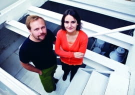 Marcin Garbacki i Karolina Tunajek z pracowni Projekt Praga