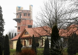 19.12.2016 Krakow . Budynek powstajacy przy ul Wodociagowej 43 . Fot. Mateusz Skwarczek / Agencja Gazeta SLOWA KLUCZOWE: wodociagowa wieza