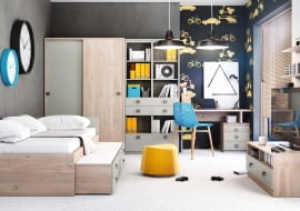 Funkcjonalna sypialnia nastolatka