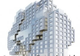 biurowce, norwegia, wieżowce, oslo, wieżowiec, mvrdv, dnb nor