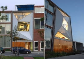 Body House w Rotterdamie to z pozoru zwykły dom szeregowy wpisany w pierzeję. Jednak w wydaniu architektów z Monolab architects przybrał postać żywego organizmu