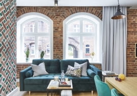 Z tradycją w nowoczesność - mieszkanie na Nikiszowcu