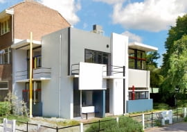 Rietveld Schrder House (exterior)The Rietveld Schrder House, designed by Gerrit Th. Rietveld, 1924The Rietveld Schrder House is part of the Centraal Museum, Utrecht / The NetherlandsImage & copyright: Centraal Museum, Utrecht / Ernst Moritz/Pictoright