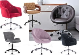 Najładniejsze fotele na kółkach