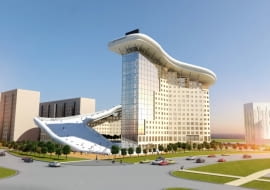 Slalom House - blok z własnym stokiem narciarskim na dachu