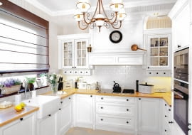 Biała kuchnia w stylu angielskim
