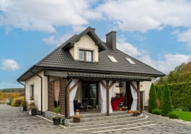 Blachodachówka Modus w Rytwianach - kolor brązowy