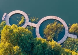 Zagospodowanie nabrzeża Jeziora Słupeckiego. Proj. Paweł Grobelny